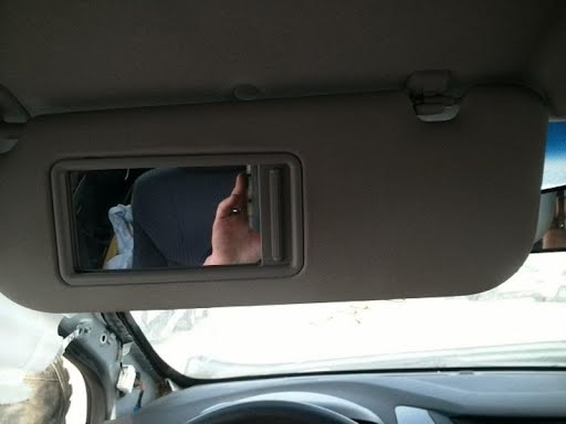 2016 - HYUNDAI ELANTRA - Used - Sunvisor - Sedan, w/o sunroof; w/o extension; LH (With Mirror - GRY)