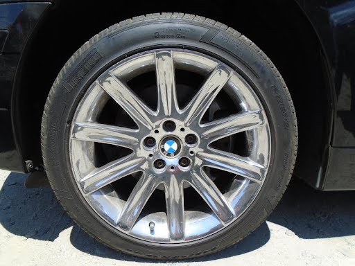 2006-BMW 750I-Wheel-19x9 (alloy), 10 spoke, grooved spoke, narrow groove