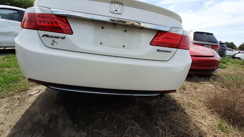 2014-Honda Accord-Used-Rear Bumper Assembly-Sdn, 2.0L (hybrid), US built