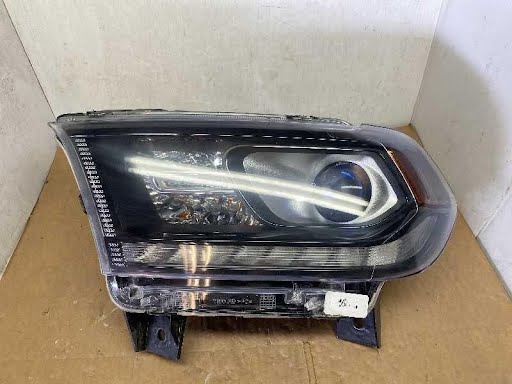 2020 - DODGE DURANGO - Used - Headlight Assembly - LED daytime running lamps, halogen, black bezel, LH