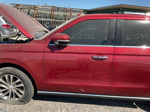 2018 - FORD EXPEDITION - Used - Door Front - (electric windows), w/o acoustic glass; LH