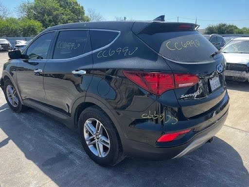 2017-HYUNDAI SANTA FE-Steering Column-(floor shift), SWB (Sport), US market, conventional ignition (column mounted), fog lamps