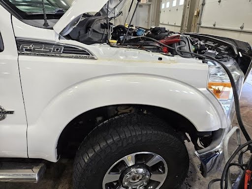 2015-FORD TRUCK-F150-Fender-Front, w/o wheel lip moulding; RH - Color-Whtie