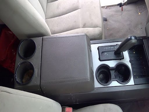 2007-FORD EXPEDITION-Console Front-Floor - Tan