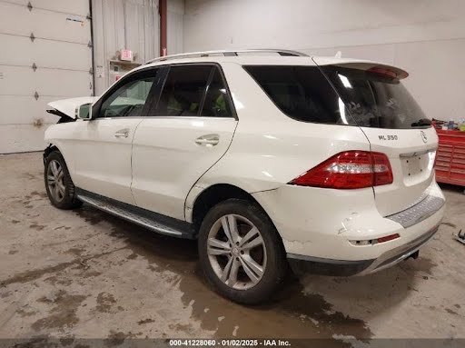 2014-MERCEDES ML SERIES-Tail Light-166 Type, ML350, quarter panel mounted, LH