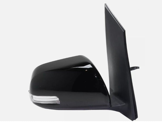 2015 TOYOTA SIENNA Used Mirror Door Power, heated, blind spot alert, w/o memory; RH Black