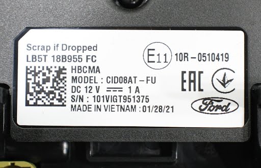 2023 - FORD ESCAPE - Used - CD Player/Radio - LB5Z10D885FA - LB5Y-18B955-FC