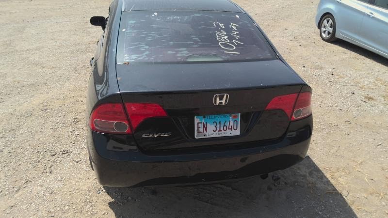 2011 HONDA CIVIC Used Door Front (electric), Sdn, LH, exc. DX BLACK