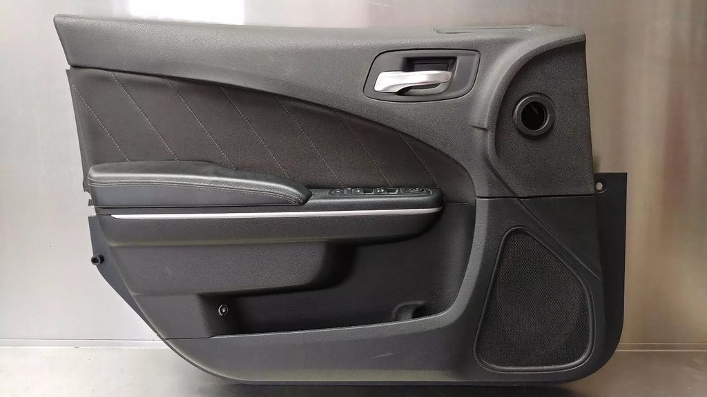 2016 DODGE CHARGER Used Interior Trim Panel Door (Front) Front Left Inner; dark aluminum trim black, all - 5PF051X9-AJ