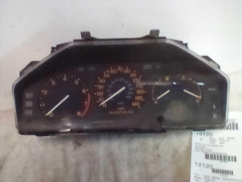 1987 HONDA PRELUDE Used Speedometer (see also Instr. Cluster) (head only), fuel injected engine