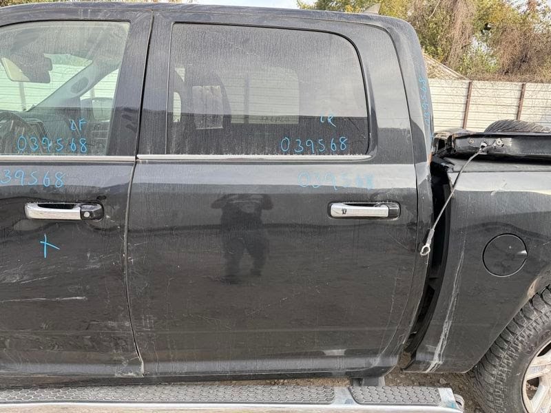 2016 DODGE TRUCK-1500 (1994 UP) Door Rear (side of vehicle) Used (electric regulator), LH - Color Dark Grey or Black