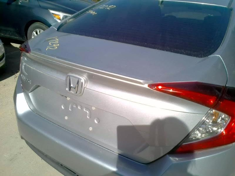 2016 HONDA CIVIC Hatch/Trunk Lid Used (rear camera), Sedan, spoiler - Color Silver