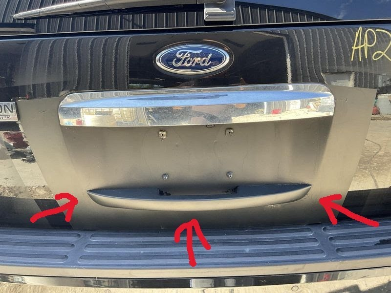 2010 FORD EXPEDITION Used Trunk Lid Bottom Door handle