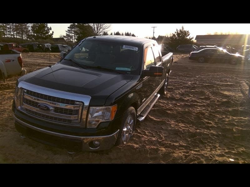 2013 FORD TRUCK-F150 Used Hood Color Green (W6)