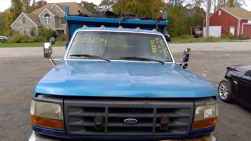 1997 FORD TRUCK-F350 Used Fuel Tank behind rear axle, plastic (19 gallon)