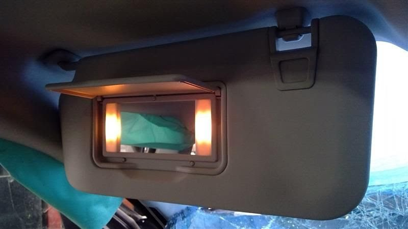 2023 FORD BRONCO (FULL SIZE) Used Sunvisor illuminated, LH, garage door opener - Black
