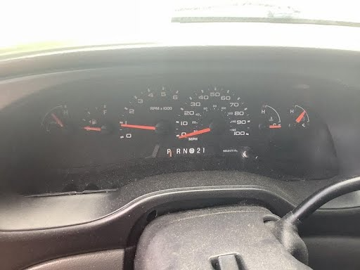 2008 FORD VAN E250 Used Speedometer (see also Instr. Cluster) (cluster), MPH, (AT), 4 speed