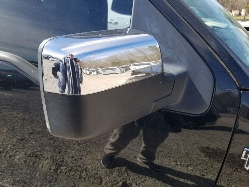 2007 LINCOLN MARK LT Used Mirror Door Power, heated (signal-flash), power folding (with puddle lamp), RH - Chrome and Black