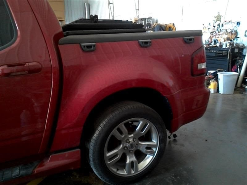 2010 FORD EXPLORER Used Wheel ( Set Of 4) Sport Trac, 20x8, (polished aluminum, TPMS), (5 open spokes)