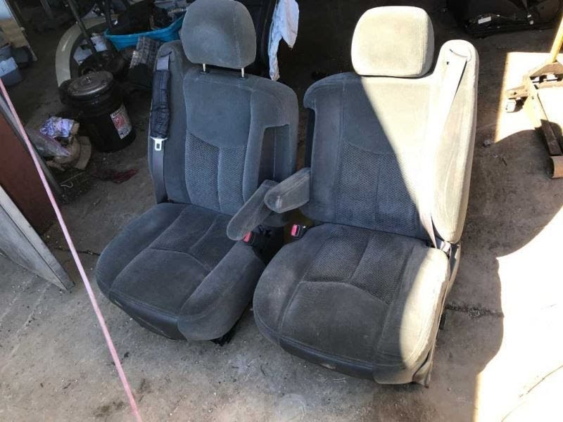 2004 CHEVY TRUCK-SILVERADO 1500 Used seat opt A95 LH, electric, cloth, w/o passenger side seat sensor - Color - GRY