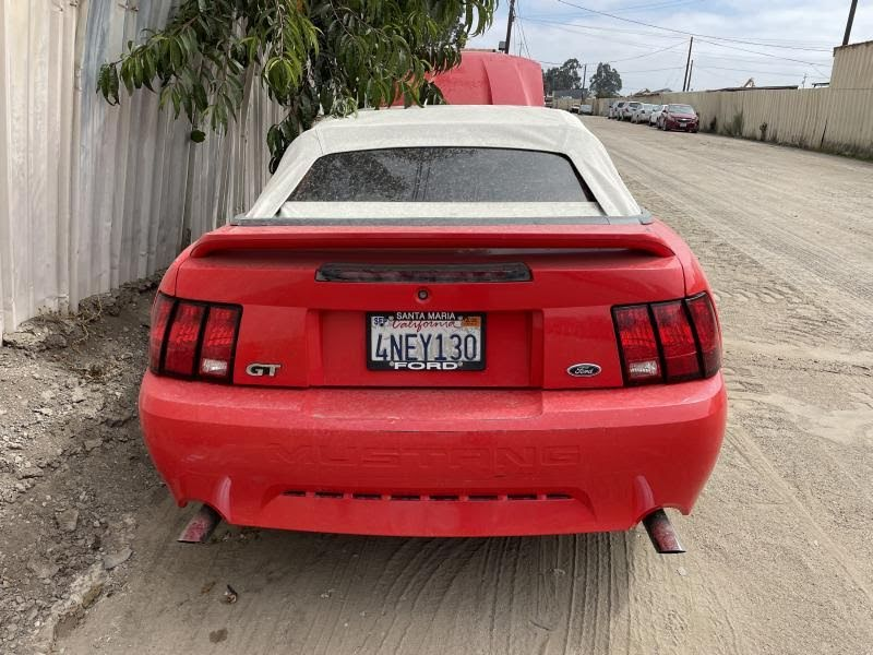 2000 FORD MUSTANG Used Tailgate/Trunk Lid spoiler - Color Red