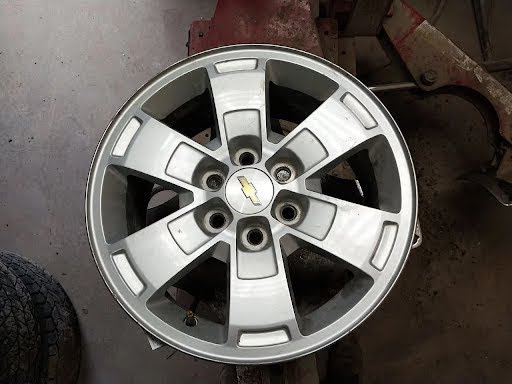 2017 CHEVY TRUCK-COLORADO Used Wheel- 16x7, aluminum (opt RS1) (Set of 4) ask for center caps