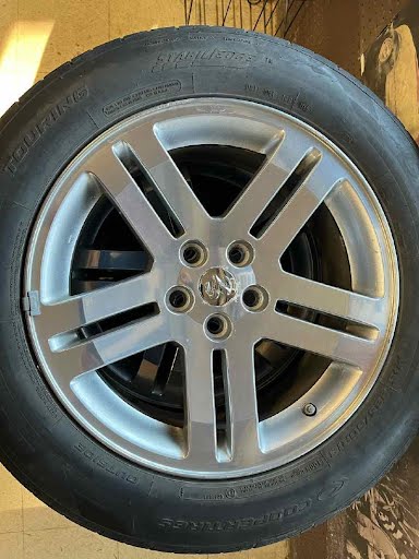 2005-DODGE MAGNUM-Wheel-18x7-1/2 (aluminum), 10 spoke (5 pairs, polished)