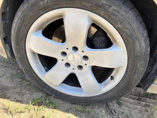 2003 Mercedes E Class-Wheel-211 Type, (Sdn), E500, 17x8, road wheel (5 spoke)