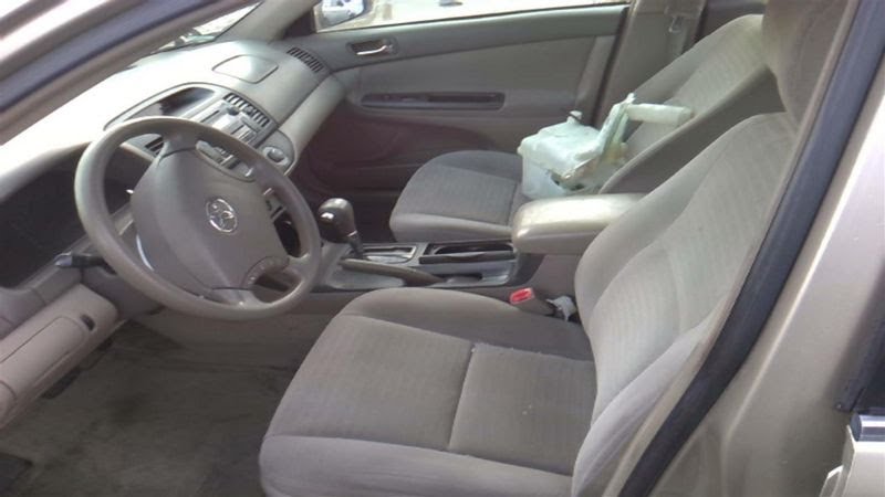 2005 TOYOTA CAMRY Used Seat Front (bucket), air bag, cloth, electric, LH, XLE color - Tan