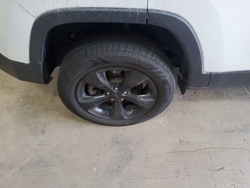 2022 - JEEP CHEROKEE (EXCEPT GRAND CHEROKEE) - Used - Wheel - 18x7, (5 spoke), painted (black, opt WDP)