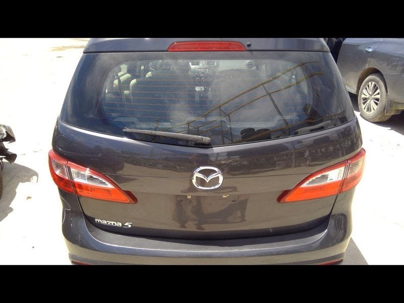 2012 MAZDA 5 Used Tailgate/Trunk Lid w/o spoiler White (Preffered)