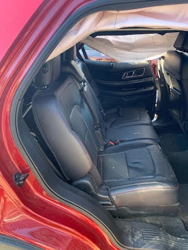 2017-FORD EXPLORER-Seat Belt Rear-Rear Passenger Buckle (Black) #DB5Z-7860044-EB