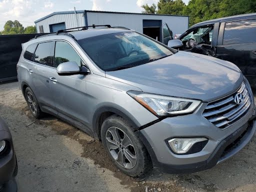2017 HYUNDAI SANTA FE Used Mirror Door (electric), turn signal (heated), blind spot alert, w/o memory; SWB (Sport), RH - Silver
