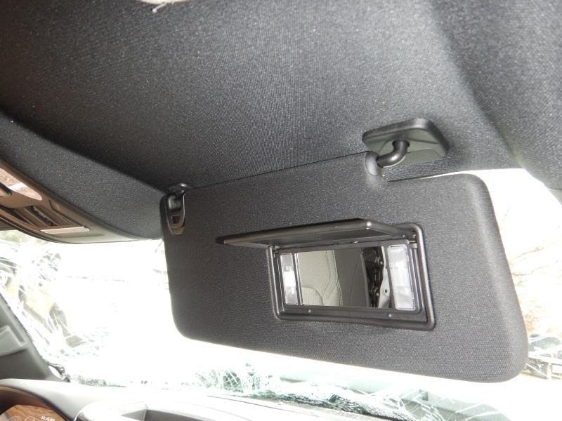 2020 DODGE TRUCK-1500 (1994 UP) Used Sunvisor new style (6 lug wheel), illumination, RH - Black