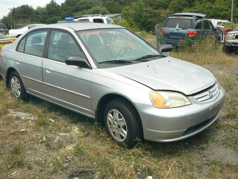 2003 HONDA CIVIC Used Electronic Control Module, gasoline (behind glove box), 1.7L (SOHC), Base, US market, AT