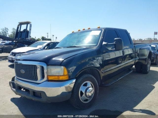 1999 FORD TRUCK-F350 SUPER DUTY (1999 UP) Used Air Box/Air Cleaner 7.3L (diesel), mounted to battery tray (rectangular fresh air intake in base)