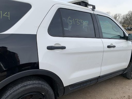 2015 FORD EXPLORER Used Door Rear (side of vehicle) (electric), privacy tint glass, RH - White