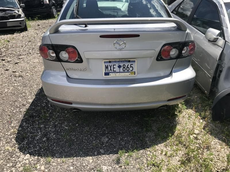 2008 MAZDA 6 Used Tail Light (black background), Sdn (4 Dr), lid mounted