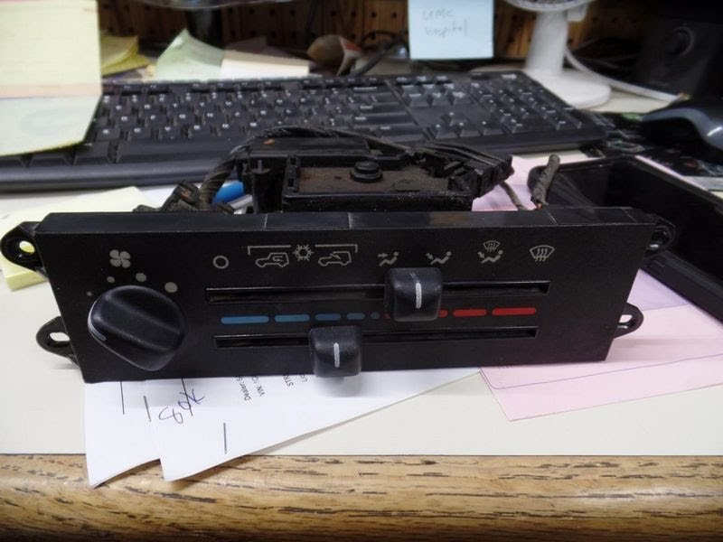 1997 JEEP WRANGLER Used AC Control/Heater (see also Radio or TV Screen) AC