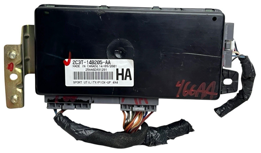 2002 FORD TRUCK-F250 SUPER DUTY (1999 UP) Used Engine Computer Electronic Control Module, (LH firewall), 8-445 (7.3L, diesel), injection control, ID 2C24-12B599-AA - 2C3T-14B205-AA