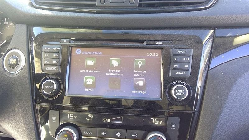 2017 NISSAN ROGUE SPORT Used Radio/CD (see also A/C Control or TV Screen) (receiver), AM-FM-CD-navigation player