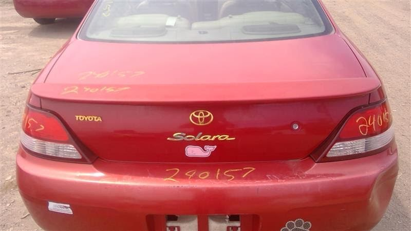 2000 TOYOTA SOLARA Used Spoiler Rear Preffered Green