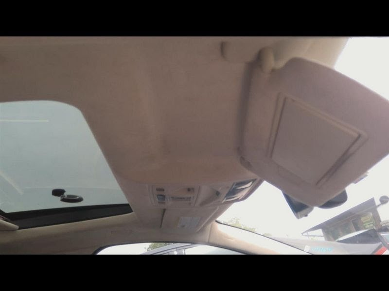 2013 JAGUAR XJ SERIES (2008 UP) Used Sunvisor Jaguar XJ-L - (illuminated), LH, cloth Tan