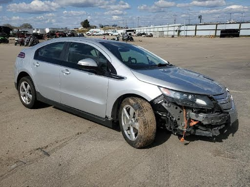 2012 CHEVY VOLT Used Mirror Door Power, (heated and turn signal), opt DWK, RH Black