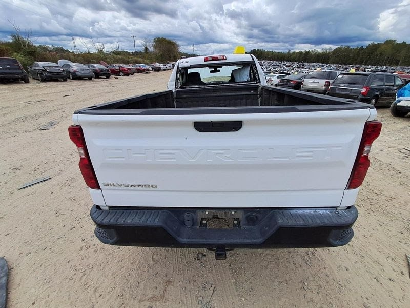 2019 CHEVY TRUCK-SILVERADO 1500 (1999 UP) Used Tailgate/Trunk Lid new style (mirrors mount on door skin), manual gate, lift assist, power release (opt QT5), opt UVC (base rear view camera) White