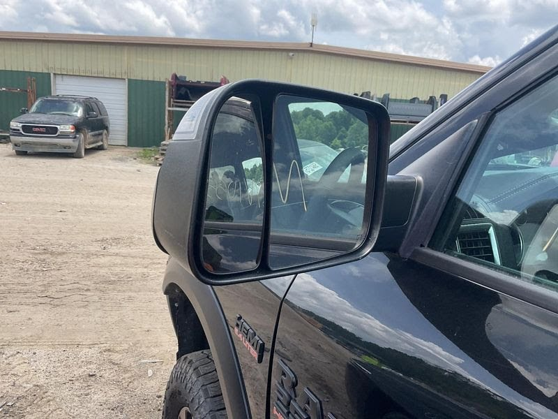 2015 DODGE TRUCK-2500 SERIES (1994 UP) Used Mirror Door Power, 7x11" (tow package), power folding, black, memory, LH Black