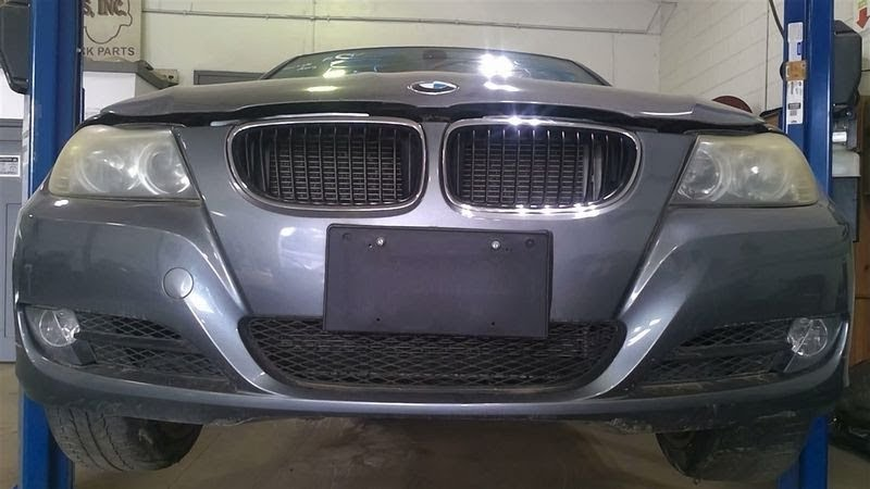 2011 BMW 328i Used Bumper Assy Front Sdn, w/o M-aerodynamic package; w/o park assist; standard cruise - Gray