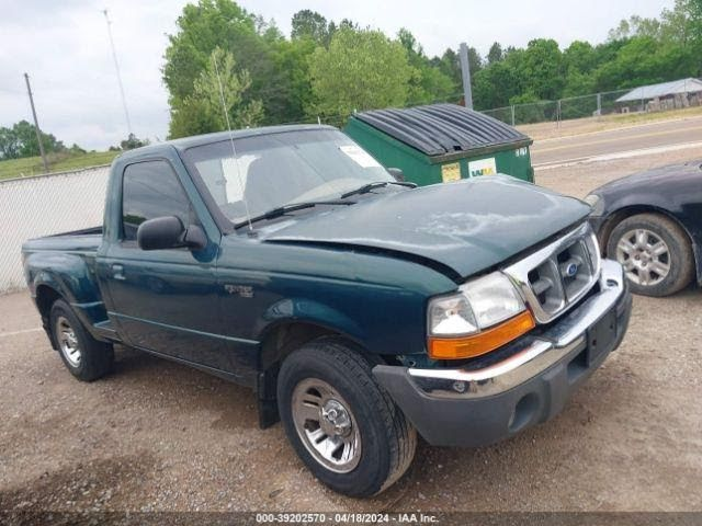 1998 FORD RANGER Used Door Handle Outside door, front, LH, painted Green