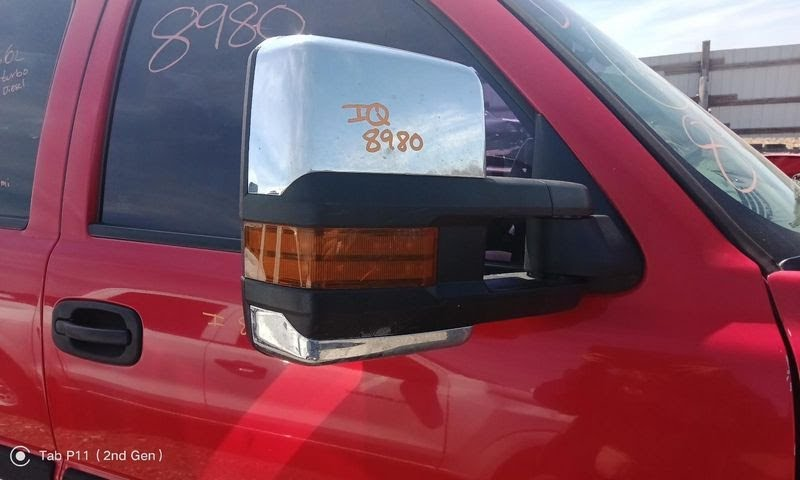 2004 GMC TRUCK-SIERRA 2500 (1999 UP) Used Mirror Door Power, integral turn signal, power extending (opt DPF), RH