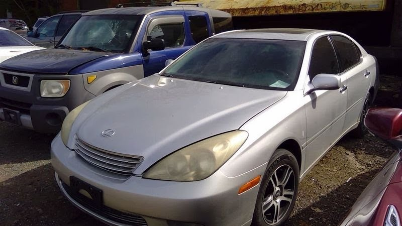 2003 LEXUS ES300 Used Mirror Door Power, memory, LH Silver